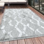 Outdoor Teppich BAHAMA Grau 80 x 250 cm