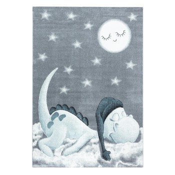 Kinder Teppich BAMBI Blau 80 x 150 cm