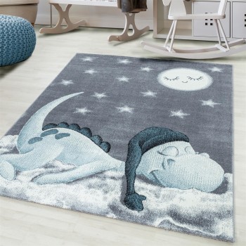 Kinder Teppich BAMBI Blau 80 x 150 cm