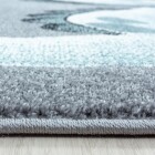 Kinder Teppich BAMBI Blau 120 cm Rund