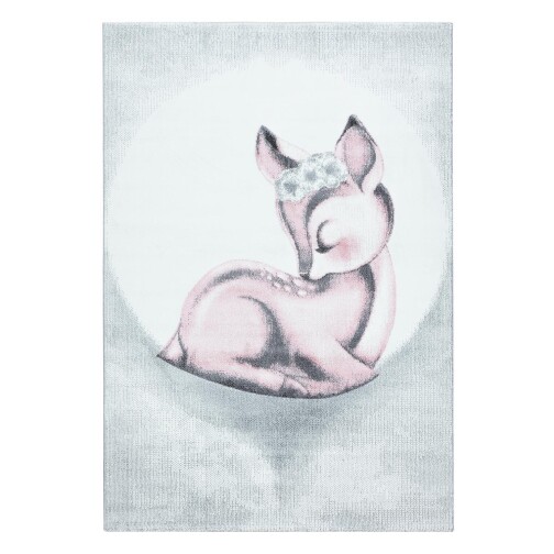 Kinder Teppich BAMBI Pink 120 cm x 170 cm