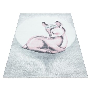 Kinder Teppich BAMBI Pink 120 cm x 170 cm