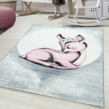 Kinder Teppich BAMBI Pink 200 cm x 290 cm