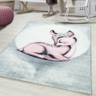 Kinder Teppich BAMBI Pink 200 cm x 290 cm
