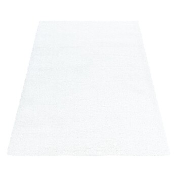 Hochflor Teppich BRILLIANT Weiß 160 cm x 230 cm