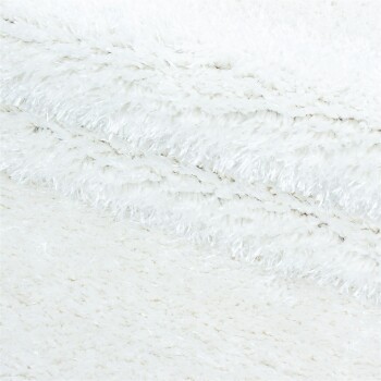 Hochflor Teppich BRILLIANT Weiß 160 cm x 230 cm