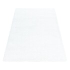 Hochflor Teppich BRILLIANT Weiß 160 cm x 230 cm