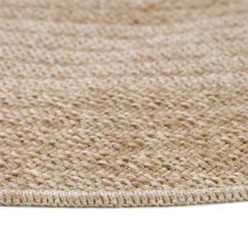 Outdoor Teppich COMILLA Beige 160 cm Rund