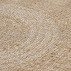 Outdoor Teppich COMILLA Beige 160 cm Rund