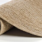 Outdoor Teppich COMILLA Beige 200 cm Rund