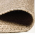 Outdoor Teppich COMILLA Beige 80 cm Rund