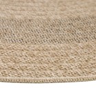 Outdoor Teppich COMILLA Schwarz 80 cm Rund