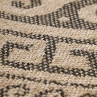Outdoor Teppich COMILLA Schwarz 120 cm Rund