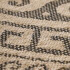 Outdoor Teppich COMILLA Schwarz 80 cm Rund