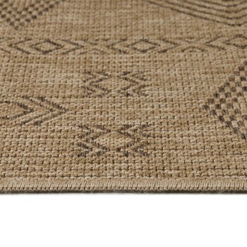 Outdoor Teppich DHAKA Schwarz 80 x 150 cm