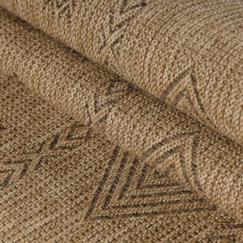 Outdoor Teppich DHAKA Schwarz 80 x 150 cm