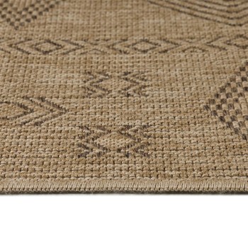 Outdoor Teppich DHAKA Schwarz 120 cm x 170 cm