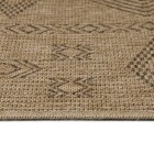 Outdoor Teppich DHAKA Schwarz 140 x 200 cm