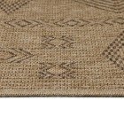 Outdoor Teppich DHAKA Schwarz 280 x 370 cm