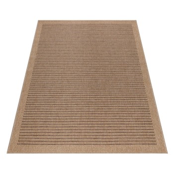 Outdoor Teppich DHAKA Schwarz 80 x 250 cm