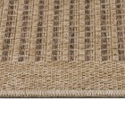 Outdoor Teppich DHAKA Schwarz 80 x 250 cm