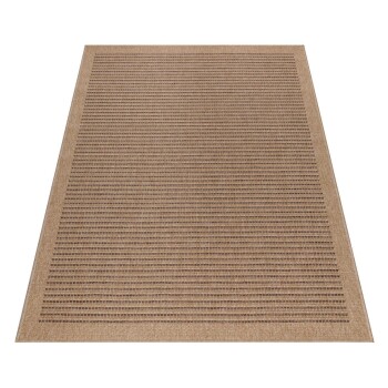 Outdoor Teppich DHAKA Schwarz 140 x 200 cm