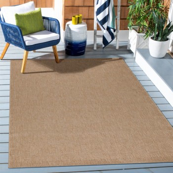 Outdoor Teppich DHAKA Beige 120 cm x 170 cm