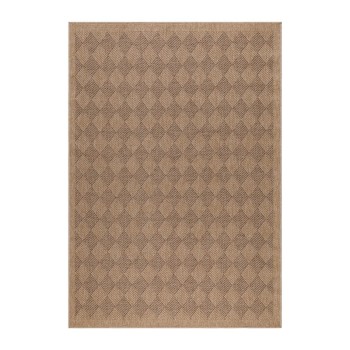 Outdoor Teppich DHAKA Schwarz 80 x 250 cm