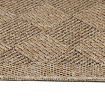 Outdoor Teppich DHAKA Schwarz 80 x 250 cm