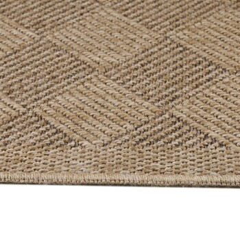 Outdoor Teppich DHAKA Schwarz 140 x 200 cm