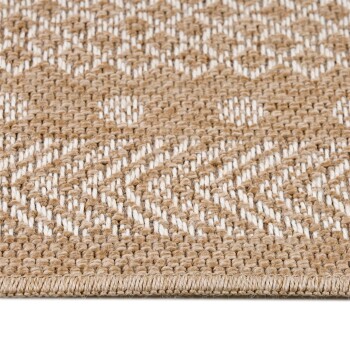 Outdoor Teppich DHAKA Beige 120 cm x 170 cm
