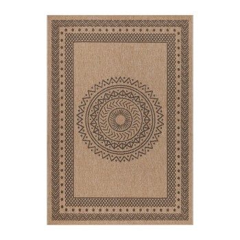 Outdoor Teppich DHAKA Schwarz 200 cm x 290 cm