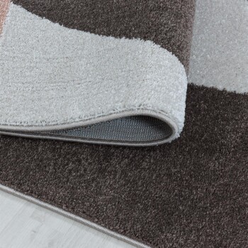 Kurzflor Teppich EFOR Rosa 80 x 250 cm