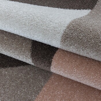 Kurzflor Teppich EFOR Rosa 80 x 250 cm