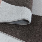 Kurzflor Teppich EFOR Rosa 80 x 250 cm