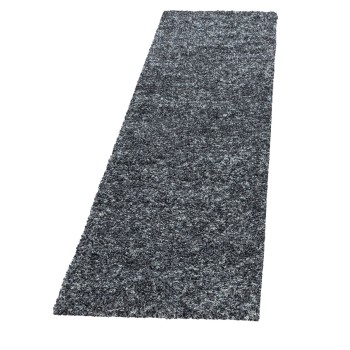 Hochflor Teppich ENJOY Anthrazit 80 x 250 cm