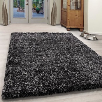 Hochflor Teppich ENJOY Anthrazit 140 x 200 cm
