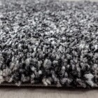 Hochflor Teppich ENJOY Anthrazit 120 cm Rund