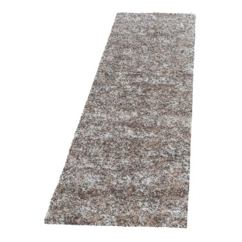 Hochflor Teppich ENJOY Beige 80 x 250 cm