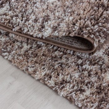 Hochflor Teppich ENJOY Beige 280 x 370 cm