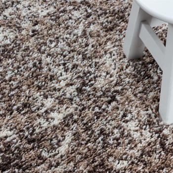 Hochflor Teppich ENJOY Beige 280 x 370 cm