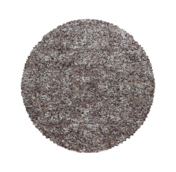Hochflor Teppich ENJOY Beige 160 cm Rund