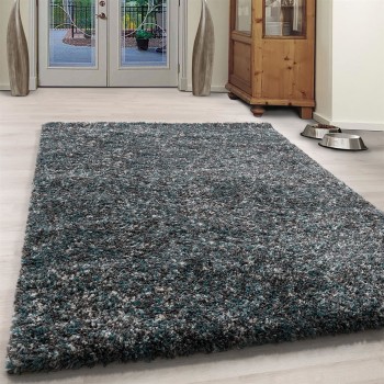 Hochflor Teppich ENJOY Blau 120 cm x 170 cm