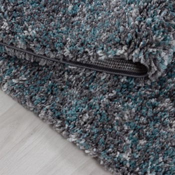 Hochflor Teppich ENJOY Blau 120 cm x 170 cm