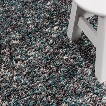 Hochflor Teppich ENJOY Blau 120 cm x 170 cm