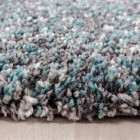 Hochflor Teppich ENJOY Blau 120 cm x 170 cm