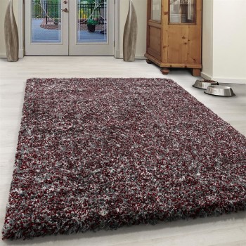 Hochflor Teppich ENJOY Rot 120 cm x 170 cm