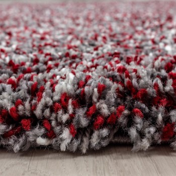 Hochflor Teppich ENJOY Rot 120 cm x 170 cm
