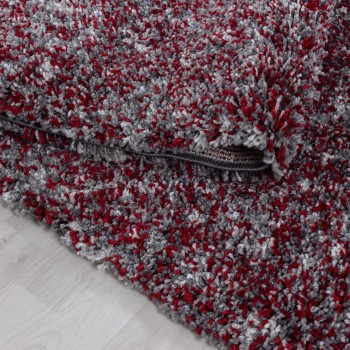 Hochflor Teppich ENJOY Rot 120 cm x 170 cm