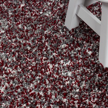 Hochflor Teppich ENJOY Rot 120 cm x 170 cm